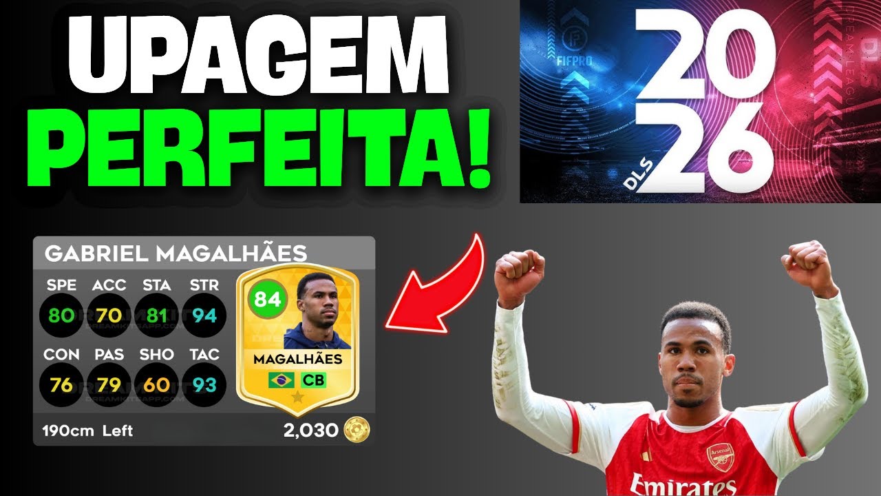 🔥DLS 26 COMO UPAR O GABRIEL PERFEITO NO DLS 26