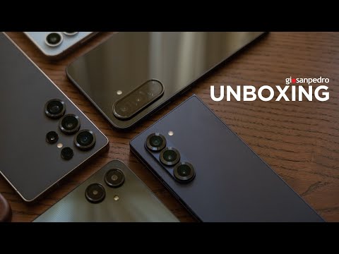 Unboxing Samsung Galaxy S25 Ultra, Z Fold6, S24 Fe, A36, & A06 | Asmr