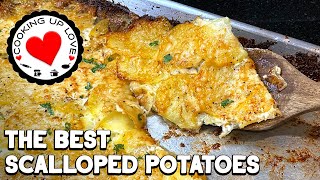 Scalloped Potatoes With Heavy Cream | Easy Scalloped Potatoes | Cooking Up Love by Cooking Up Love 6,300 views 2 years ago 4 minutes, 54 seconds