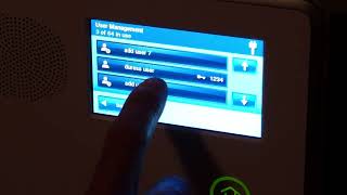 How to change the hostage code on 2GIG Go Control panel