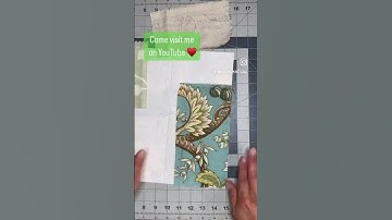 I love mixing #fabric and #paper! ♻️ #papercraft #junkjournal  #craft #collage #scrapbooking  #art