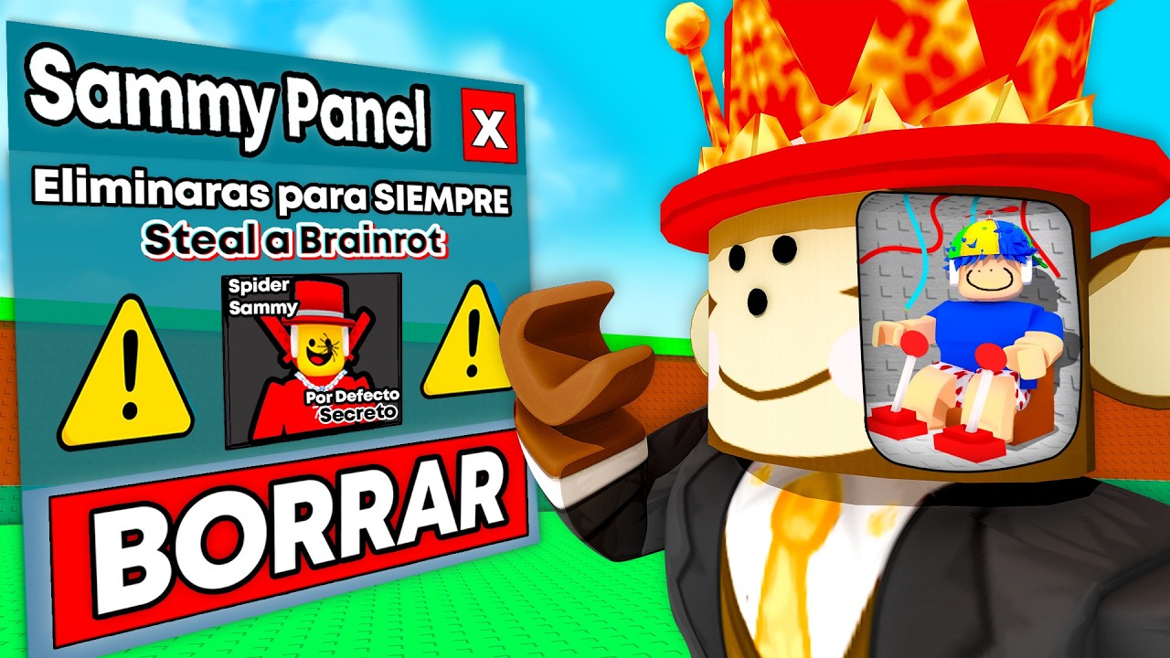 Me Hice Pasar por JANDEL y BORRÉ STEAL a BRAINROT para SIEMPRE