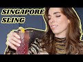 IRISH GIRL MAKES A SINGAPORE SLING FOR THE FIRST TIME | Quarantine Cocktails at home Ciara O Doherty