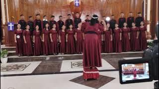 Pujilah Allah di Tempat Kudus-Nya (SMA 1 Doloksanggul) Juara 5 Festival Paduan Suara Cabdis Humbang