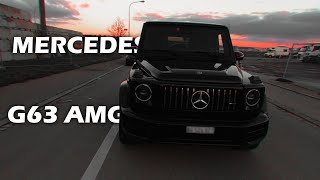 NEW 2021 4K POV AMG G63 Mercedes Test DRIVE & SOUND Exhaust All Black in Zürich City | by AMGSOLID