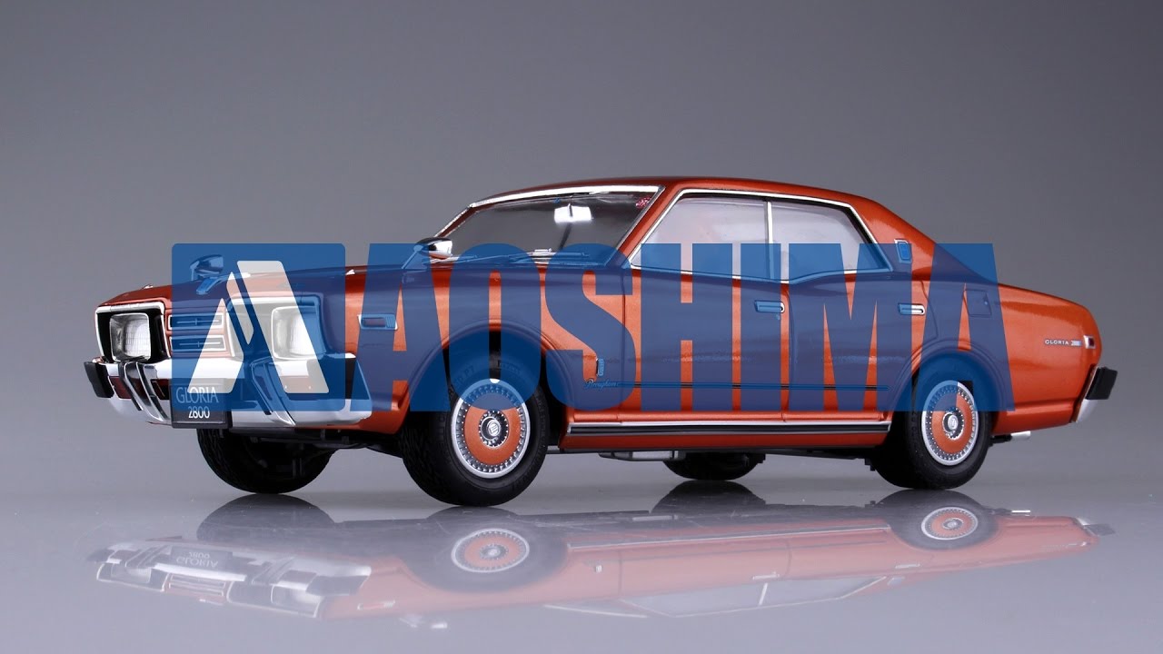 コレクション放出1934年1月242A後期 Aoshima Bunka Kyozai Co., Ltd. 1/24 NISSAN P332 CEDRIC