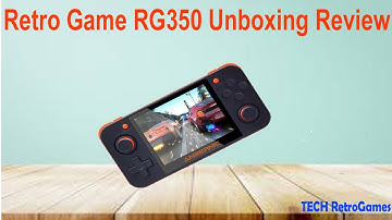 Retro Game RG350 Unboxing & Review - The Best Handheld Retro Emulator ||  TECH RetroGames