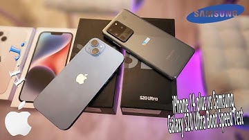 iPhone 14 plus vs Samsung Galaxy S20 Ultra Boot Speed Test