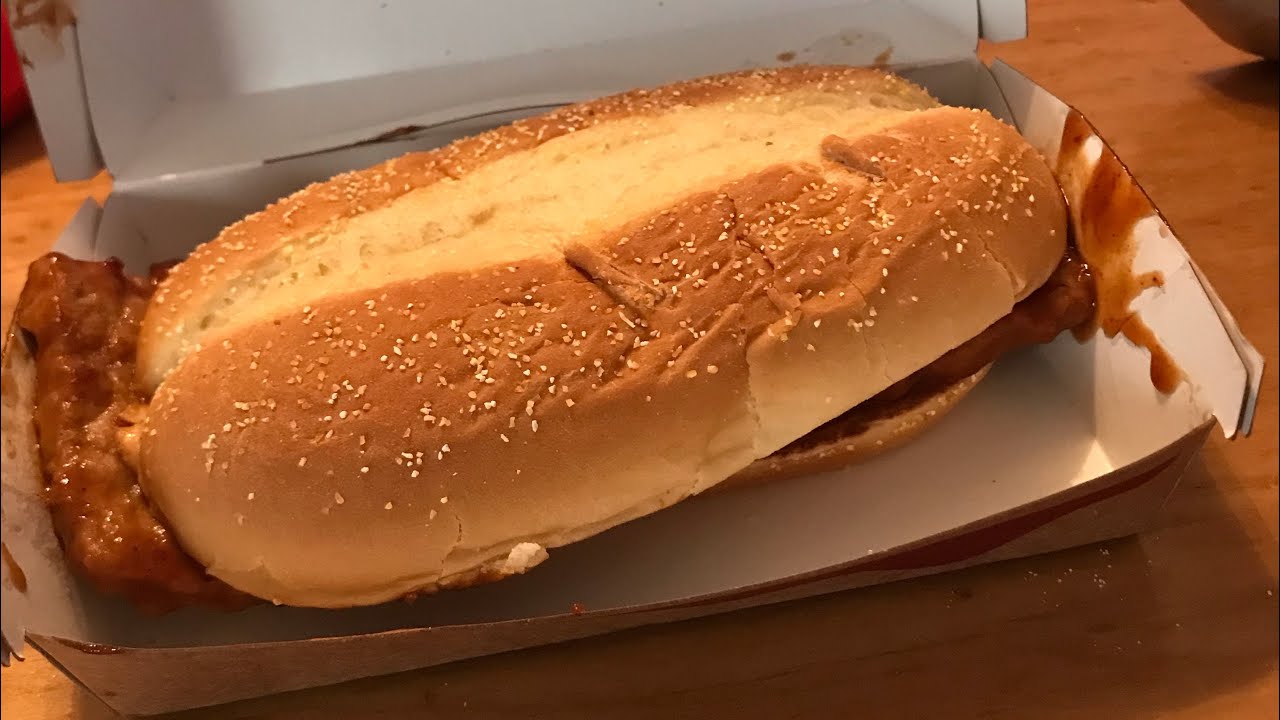 Trying the McRib before it goes away YouTube