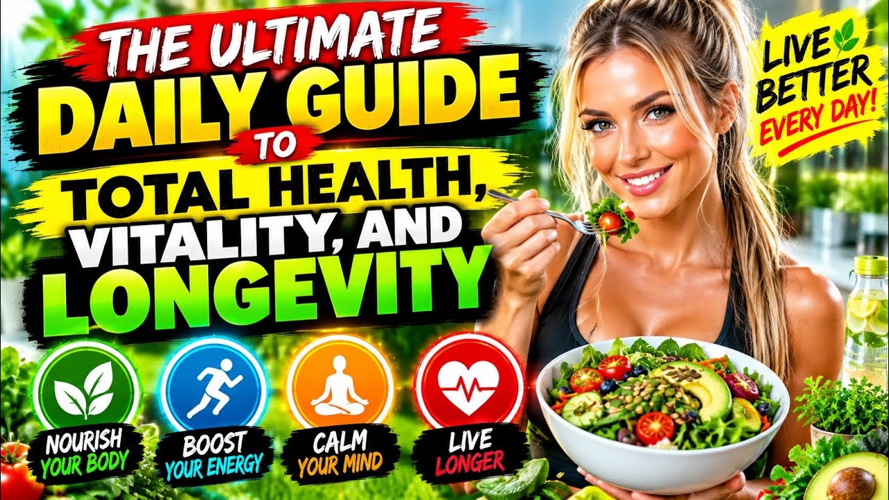 The Ultimate Daily Guide to Total Health, Vitality, and Longevity