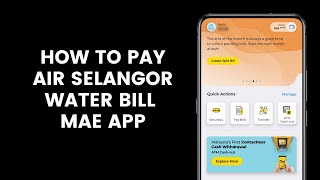 How To Pay The Air Selangor Water Bill On The MAE by Maybank2u App | Biller Code 4200 screenshot 1