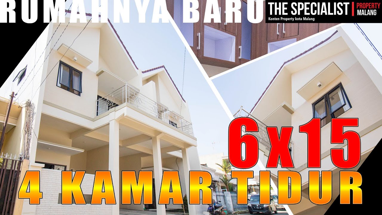 Tour Rumah  Inspirasi 6x15  dengan 4 Kamar Tidur Review  