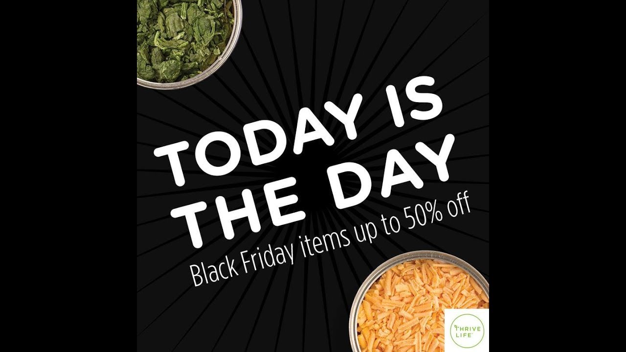 Last Day for Thrive Black Friday Sale YouTube