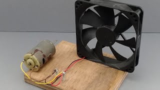 Experiment Free Energy Generator Using Computer Exhaust Fan & Motors