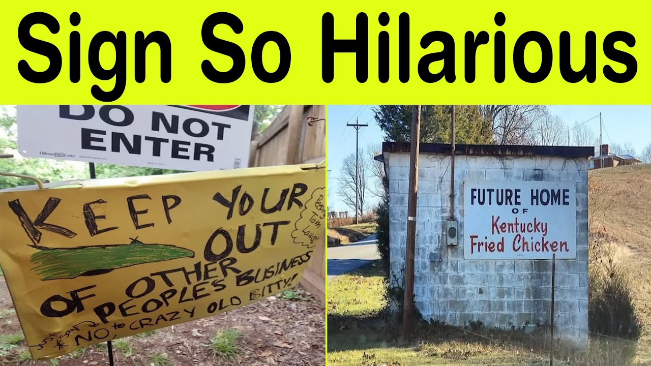 Signs So Hilarious You’ll Think They Were Designed by Stand-Up Comedians! || Happy Panda