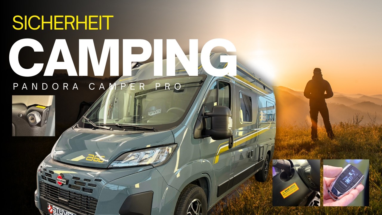 Alarmanlage fürs Wohnmobil schützen Sie den Fiat Ducato BearLock, VanSecurity, Pandora Camper Pro