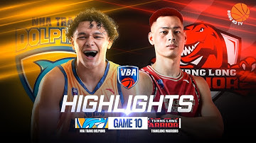 Highlights | Thang Long Warriors vs Nha Trang Dolphins | Game 10 VBA 2023 | Siêu Sao Madarious Gibbs