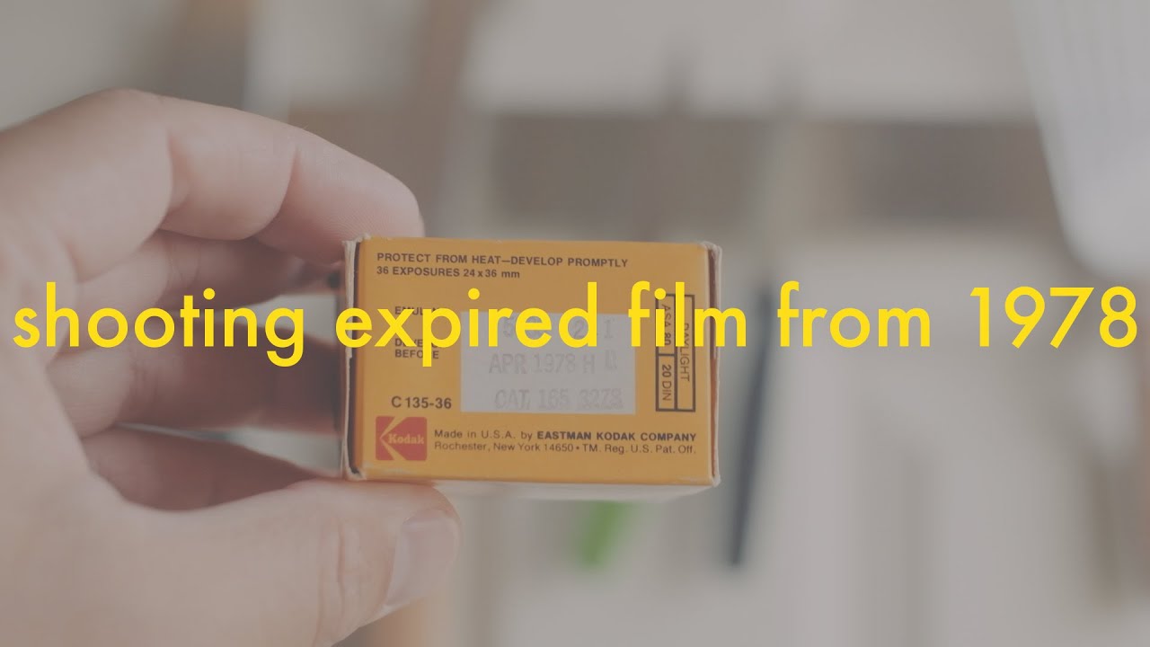 shooting film that expired in 1978 YouTube
