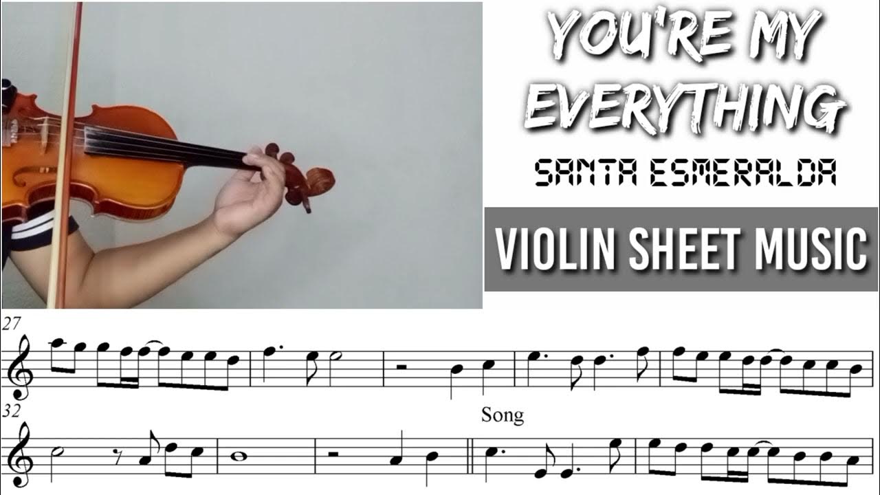 Free Sheet || You're My Everything - Santa Esmeralda || Violin Sheet Music Free Sheet || You're My Everything - Santa Esmeralda || Violin Sheet Music