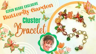 Butterfly Garden Bracelet Poetry With Czech Beads Exclusive @JoeesJewelry