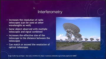 Lesson 6 - Lecture 3 - Radio Telescopes - 2020 - OpenStax - NEWER VERSION AVAILABLE