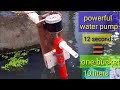 How to Make a Water Pump  Using 24 v Bike Motor