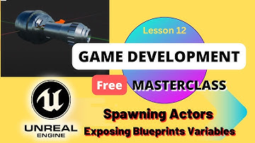 Spawning Actors & Exposing Blueprints Variables. Crystal Cavern Unreal Tutorial Part 12