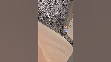 Gravel stone transportation process #machine #trending #viralvideo #shorts