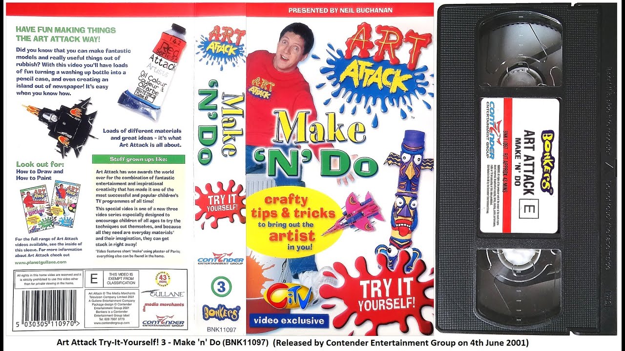 Art Attack Try-It-Yourself 3 - Make 'n' Do [UK VHS] (2001)