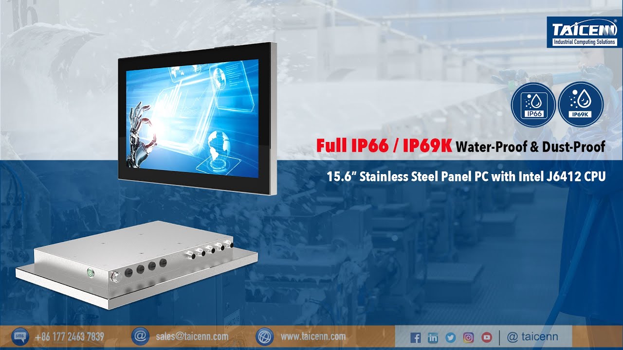 TPC-SC Series | Taicenn Full IP66 & IP69K Panel PC series