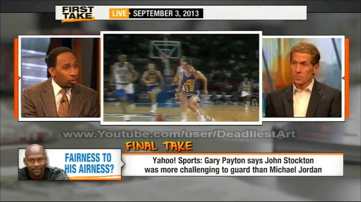 ESPN First Take | Payton says Stockton was harder to guard than Michael Jordan - ESPN Sport First