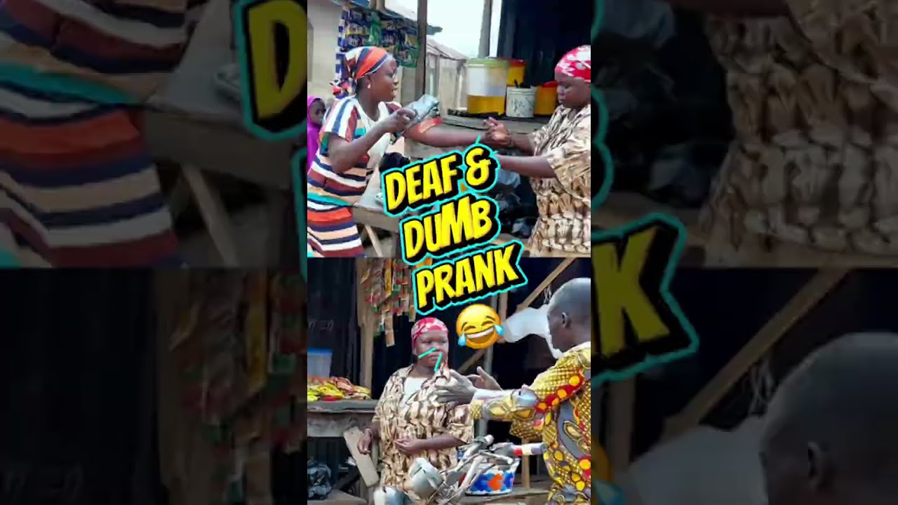 Deaf and dumb prank…. Watch this funny video 😂😂😂😂😂