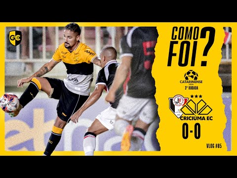 FALTOU PONTARIA! MAIS UM EMPATE SEM GOLS NO CLÁSSICO | JOINVILLE 0x0 CRICIÚMA | COMO FOI? VLOG #85