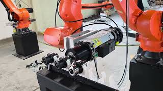 Kuka automatic tool changer at Robotic Solutions in Jasper, Indiana