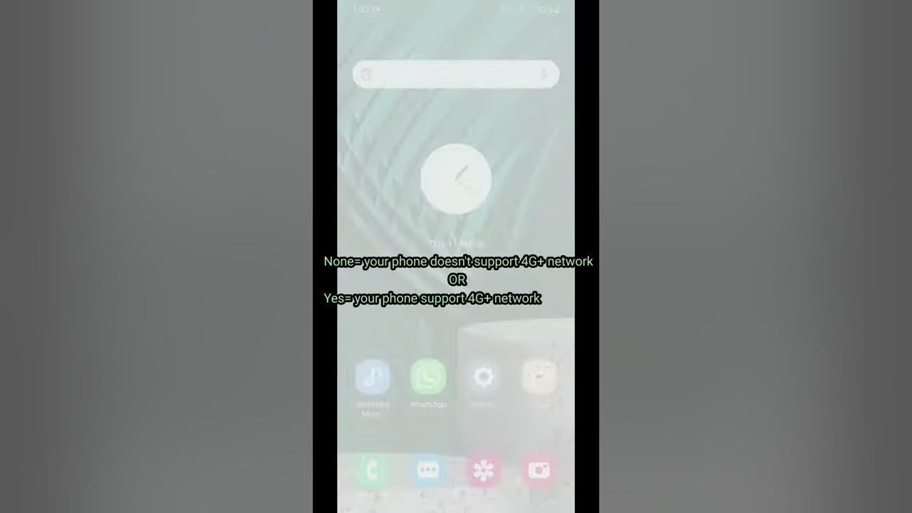 How to check 4G+ network or carrier aggregation support in your phone. shorts shortsvideo 