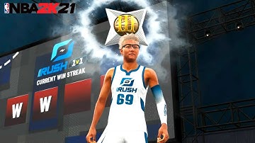 HITTING ALL STAR 3 IN NBA 2K21!! NBA 2K21 RUSH 1V1 EVENT GAMEPLAY!