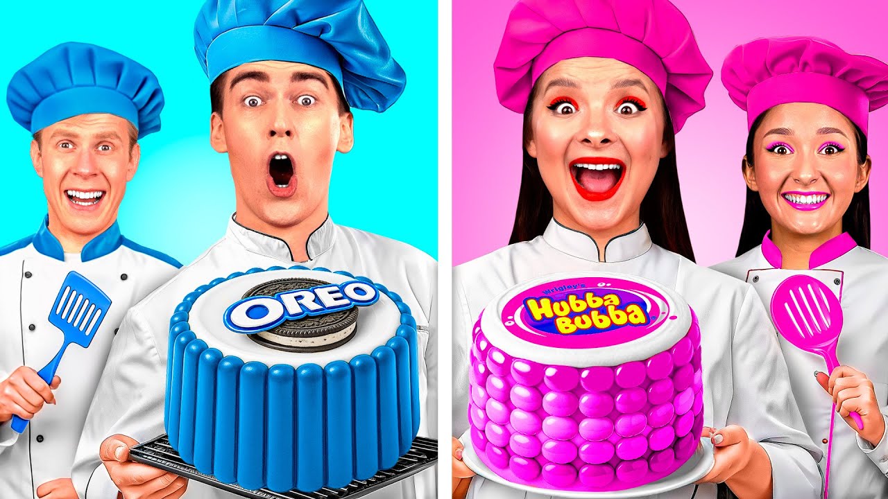 Défi De Cuisine Garçons VS Filles | Astuces De Cuisine Amusantes