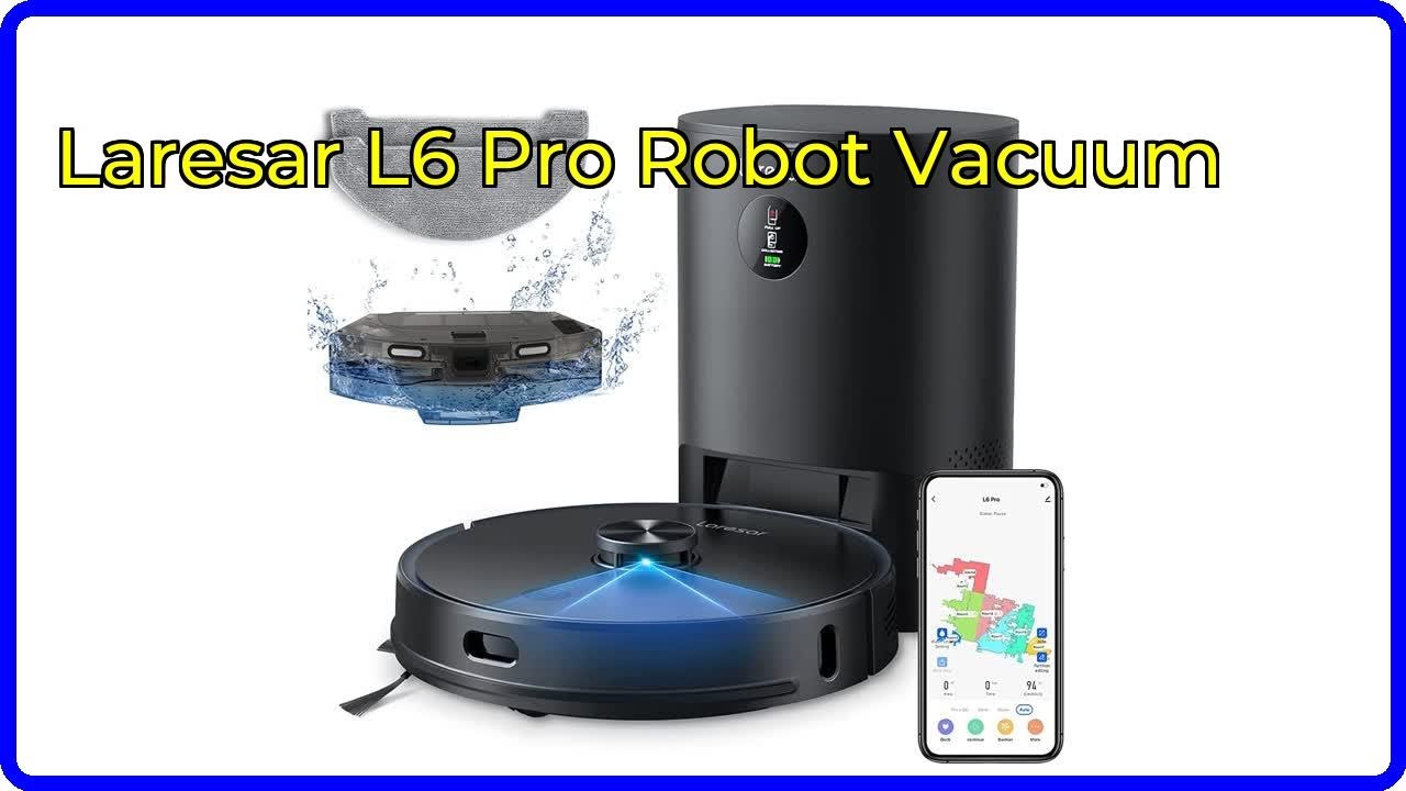 Review: Laresar L6 Pro Robot Vacuum. ESSENTIAL details. - YouTube