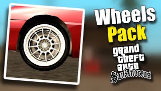 the best Wheels pack | GTA SAN ANDREAS ANDROID
