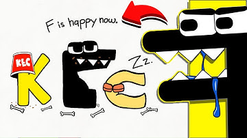 Alphabet lore at KFC | F react to Alphabet Lore meme Reaction