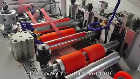 RZJD G250J flat bottom paper bag machine with side window