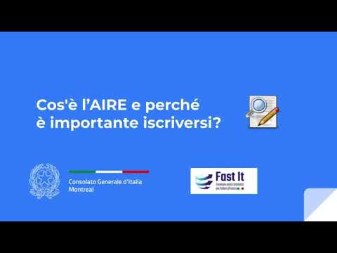 Tutorial Iscrizione AIRE