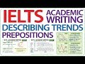 Prepositions for IELTS Writing Task 1 Graphs
