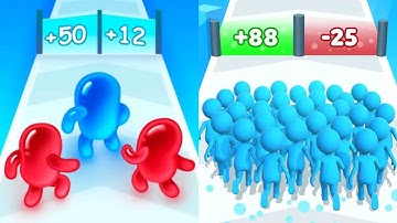 Join Blob Clash 3d VS Count Master Satisfying ASMR GamePlay (Android,ios) (New Update)