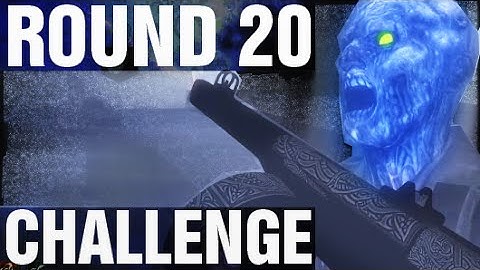 ROUND 20 CHALLENGE MAP "Call of Duty Zombies" SEMINAR DER TOTEN Custom Zombies