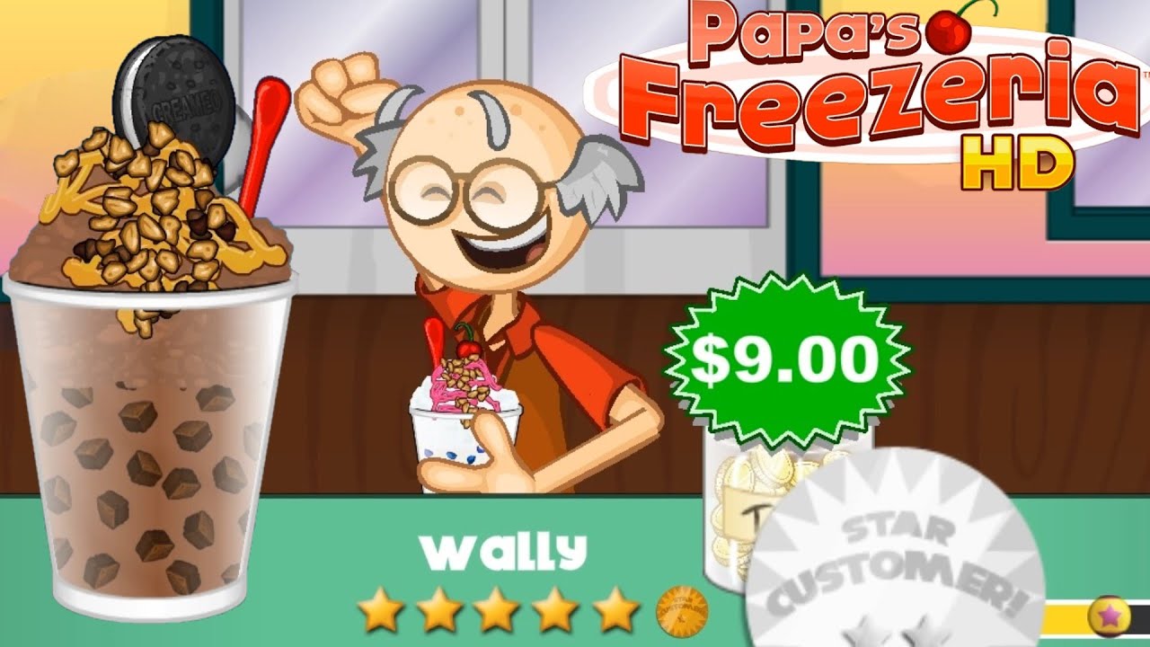 PAPA'S FREEZERIA - Play online free Papa's Freezeria at