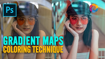 Color Grading Technique using Gradient Maps (PSD Box)
