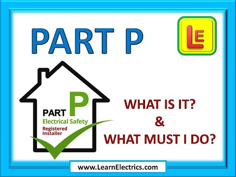 PART P WHAT IS IT? The Building Regulations and Approved Document P.