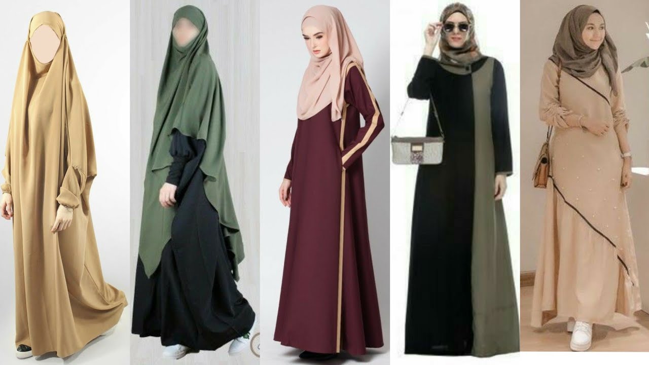 New Simple and Stylish plain abaya Designs//Dubai abaya Collection 2020 ...