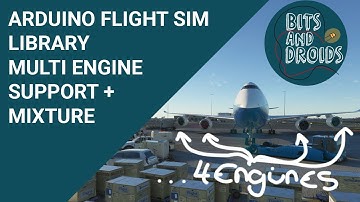 Mfs 2020 Arduino Throttle + mixture library update: Multi engine support